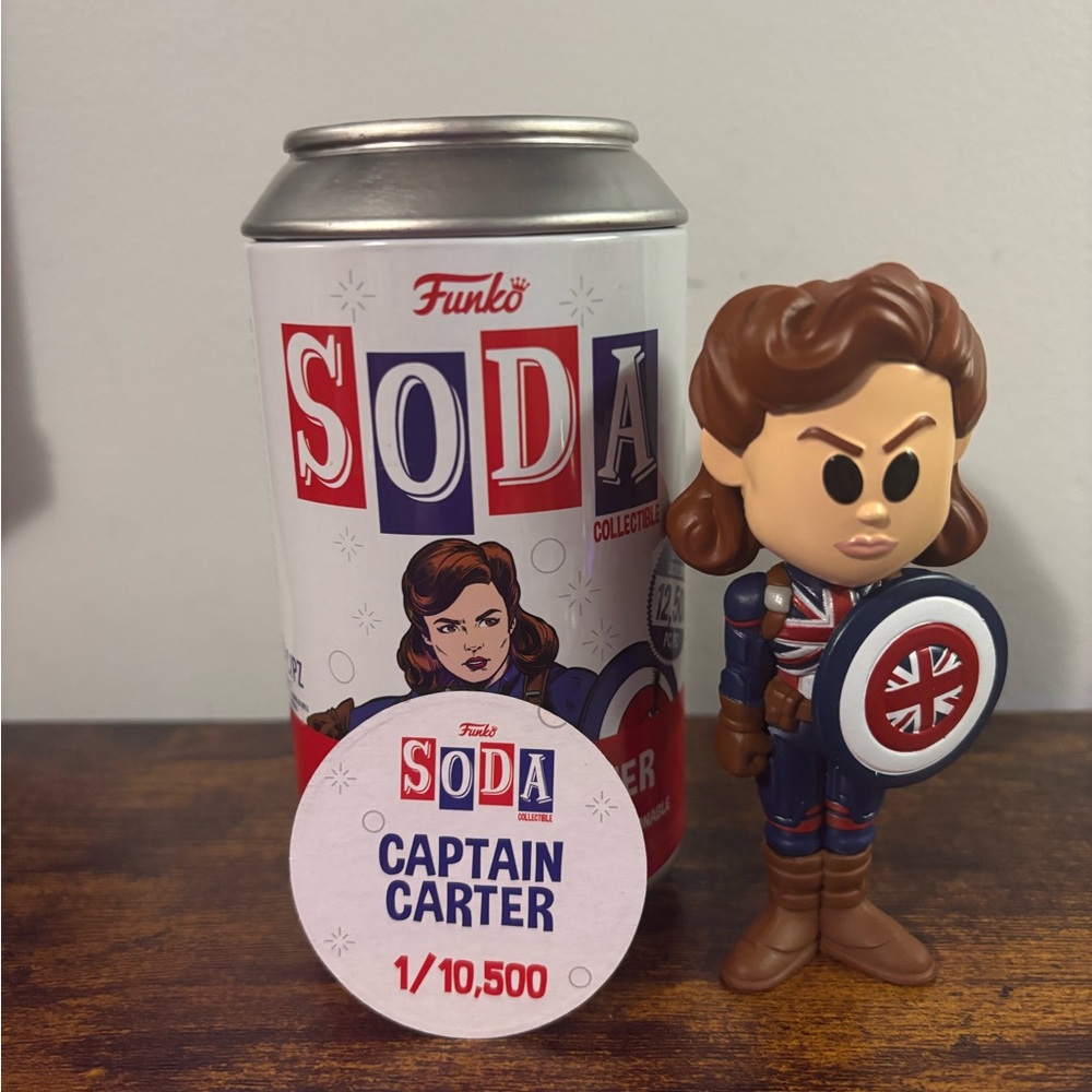 Funko Captain Carter Collectible Figure with Can